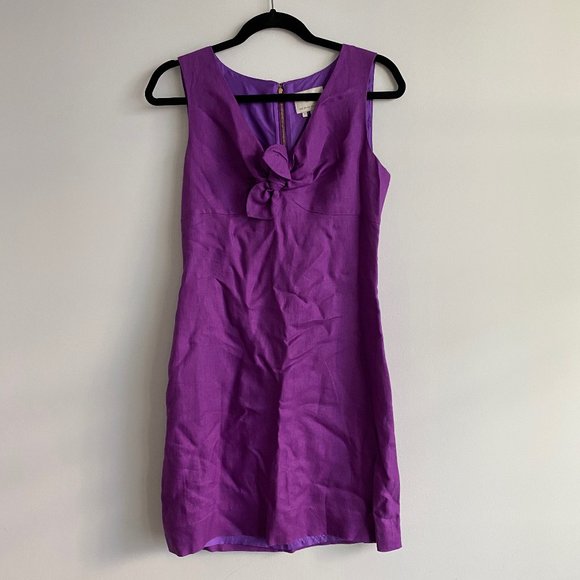 KATE SPADE Royal Purple Linen Dress - Picture 1 of 4